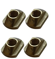 (image for) Duotone Brass M8 Foil Track Nuts (4pcs)